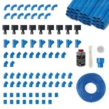 Kit completo per predisposizione 9 punti presa - ASPIRAZIONE CENTRALIZZATA