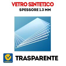 VETRO SINTETICO TRASPARENTE 1.3 mm ULTRA SOTTILE A FOGLIO IN VARIE MISURE