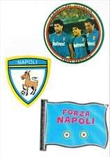 MARADONA TRIO MAGICA NAPOLI - N. 3 ADESIVI VINTAGE GIORDANO CARECA