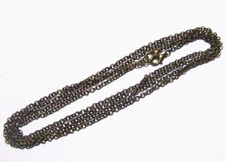 2pz base per collana girocollo catena rolò 60 cm colore bronzo bijoux