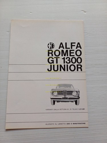 Alfa romeo 1300 junior - alfa, 1967