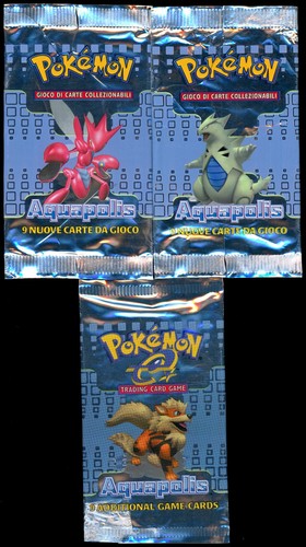 Pokemon aquapolis 3 bustine - aquapolis,