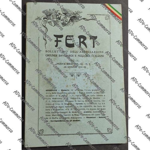 Fert bollettino associazione - fert,