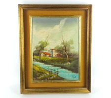 QUADRO DIPINTO PAESAGGIO