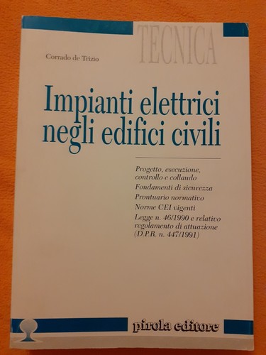Libro impianti elettrici - impianti, negli