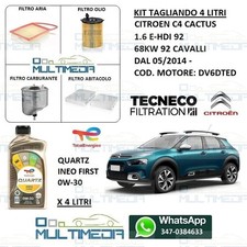 TAGLIANDO 4 FILTRI OLIO