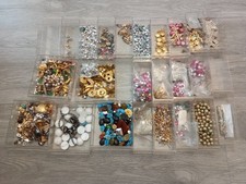 Lotto Fai Da Te Bigiotteria Con Scatola A Comparti.