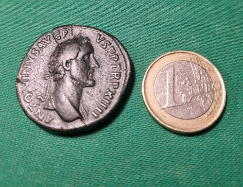 Moneta sesterzio antonino - sesterzio,