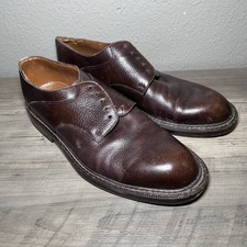 FRATELLI PELUSO Mocassino Uomo Marrone Pelle Made Italy Taglia 41 EU 8,5 US