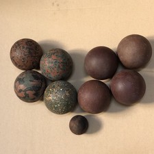 Set 8 Bocce Più Pallino Anni 50