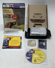 Iomega Clik! 40mb PC Card Drive Disco CD ROM Custodia per PC Portatili Giappone Vintage