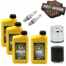 KIT TAGLIANDO GARANZIA X HARLEY DAVIDSON OLIO MOTORE CANDELE FILTRO PRIMARIA