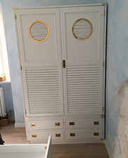 Armadio stile marina in mogano