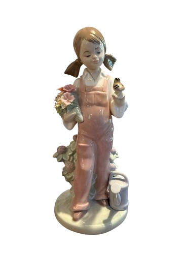 Lladro girl figurine spring - girl, "spring"