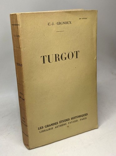 Turgot grandes études - grandes,
