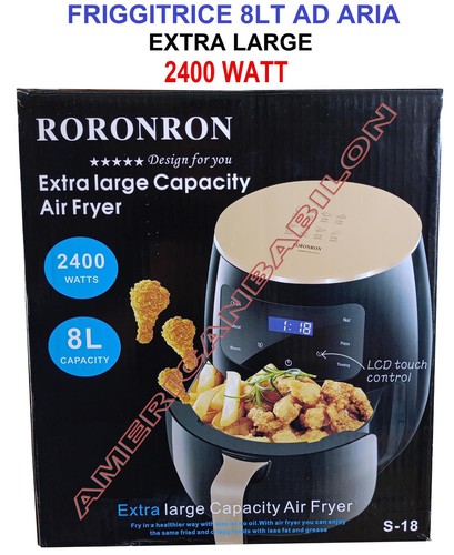 Extra friggitrice aria - 8l,