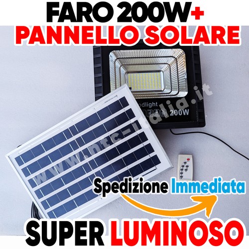 Faro led 200 pannello - led, w