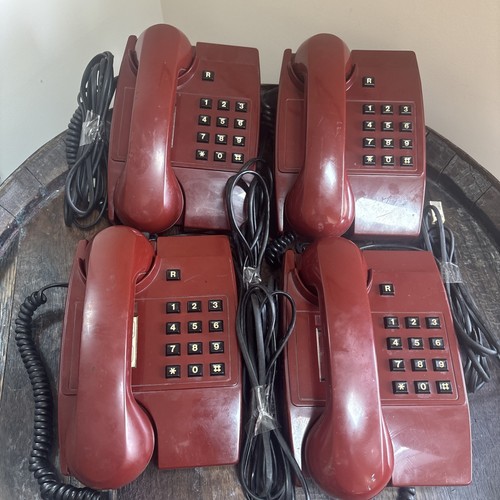 Vintage phone burgundy - bt,