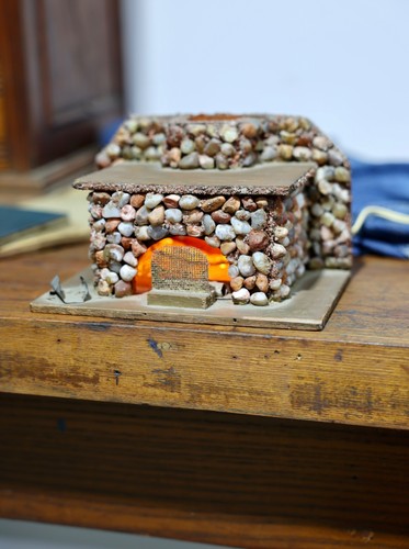 Camino natalizio vintage - , con