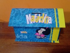 Salvadanaio Mafaldina,Artena Made In Italy,forma Casetta Di Cartone, 20x13,raro