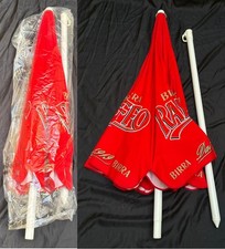 BIRRA BEER RAFFO OMBRELLONE PUBBLICITARIO VINTAGE  arredo bar birreria + REGALO