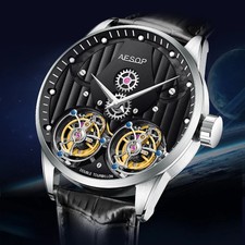 Double Tourbillon Watch for
