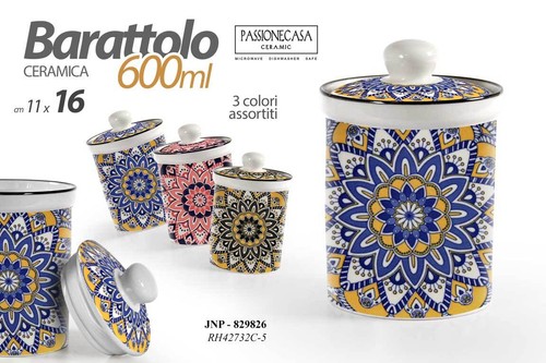 Barattolo ceramica ermetico - ceramica,