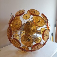 lampadario sputnik in vetro murano vintage Space Age