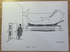 Cartone animato originale New Yorker "Che odore?" di Joe Dator 