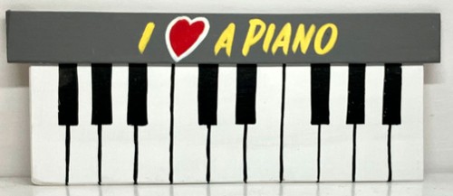 Targa parete pianoforte - parete,