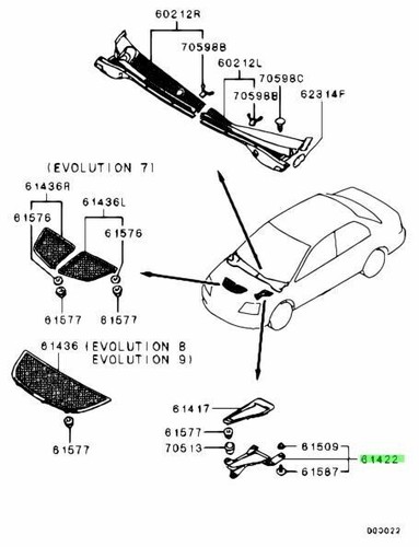 Oem mitsubishi lancer - mitsubishi,