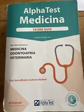 Alpha Test Medicina Ottava Edizione 10.000 Quiz 2018 Odontoiatria Veterinaria