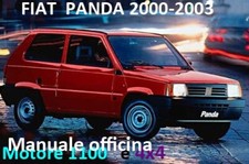 FIAT PANDA 1100 e 4x4 – gamma 2000 2003 - MANUALE OFFICINA ! 