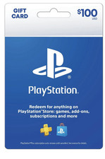 Sony Playstation Store $100