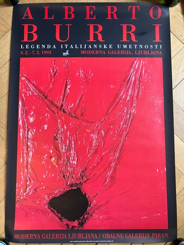 Poster originale alberto burri - poster,