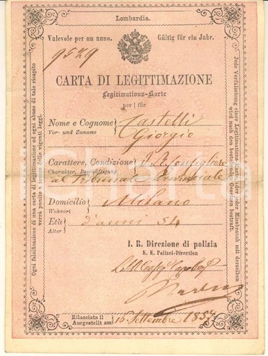 1857 regno lombardo veneto - lombardo-veneto,