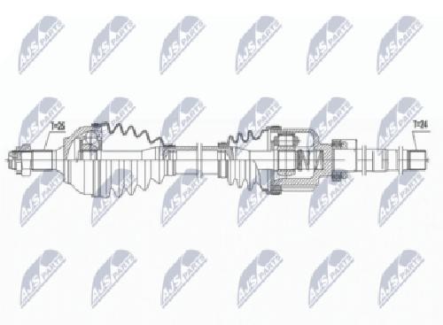 Albero motore originale nty - motore,