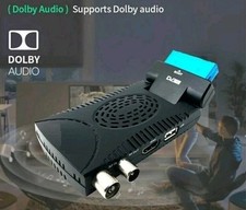 Mini Decoder digitale terrestre TV DVB T3 piega 180° full HD 1080p 1920p scart 3