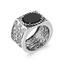 Anello Grande Uomo IN Argento