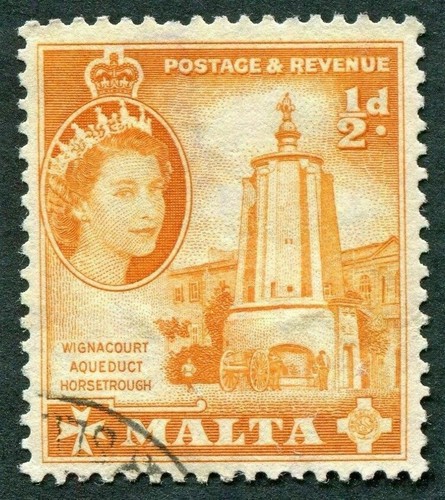 Malta 1956 2d arancione - 1956-8,