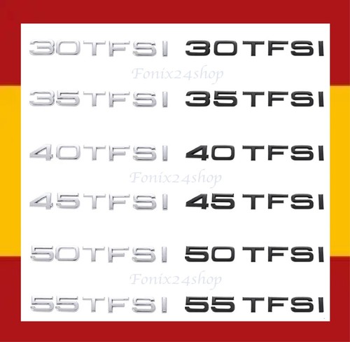 Audi tfsi emblemas - audi, letras