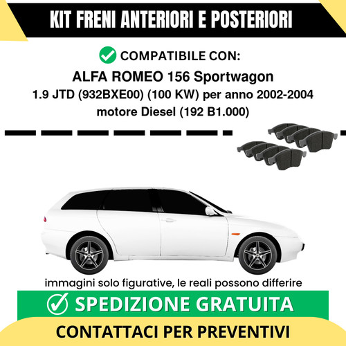Pastiglie freno ant - ant, +