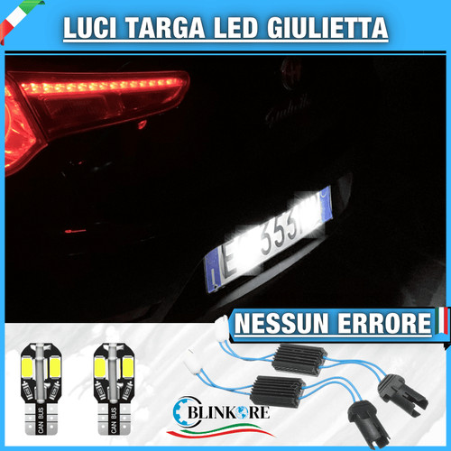 Coppia luci targa led - coppia, alfa