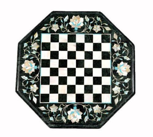 Scacchiera marmo piano - in, 12"
