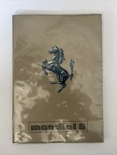 Ferrari Mondial 8 Libretto Uso E Manutenzione 