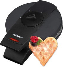 1620 Piastra per Waffle a Cuore, 930 W, Dimensione Di Cialda 15,5 Cm, Grado Di D