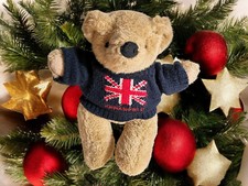 PELUCHE ORSO JOHN ASHFIELD con maglione bandiera Inglese ??