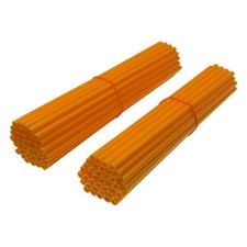 COPRI RAGGIO COPRIRAGGI MOTO CROSS ENDURO 18CM 21CM 80 PEZZI IN PVC ARANCIO