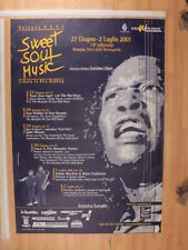 Poster Originale Concerto Sweet Soul Music Bologna 27/06/2001 68X98 Cm
