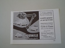advertising Pubblicità 1960 HOUDAILLE - CORTE & COSSO